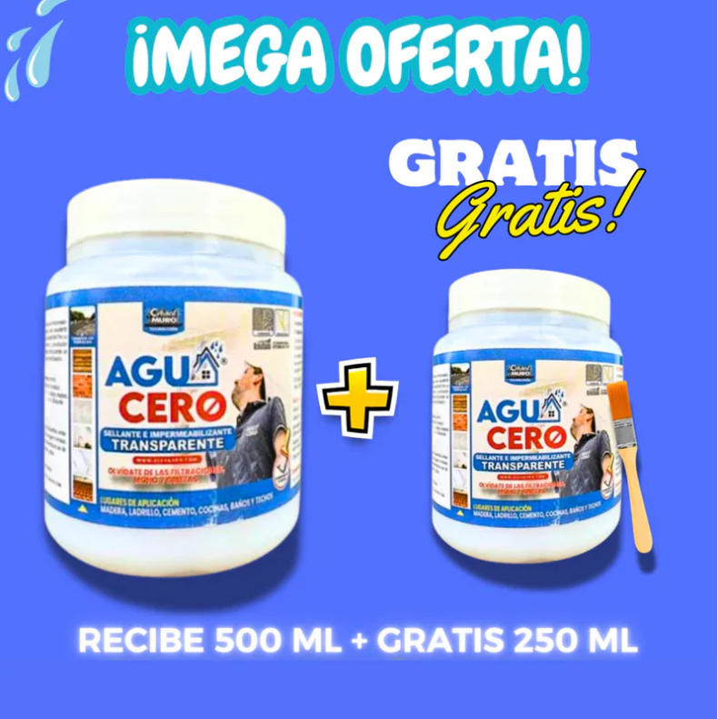 💧Agua Cero | SELLADOR 500 ML + 250 ML GRATIS